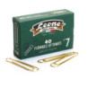 SCATOLA 40 FERMAGLI N.7 MM75 SUPER GIGANTI OTTONATI LEONE