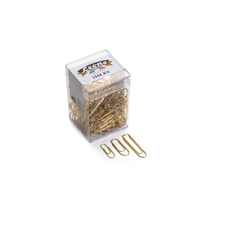 GRAN MIX FERMAGLI OTTONATI 125gr ASSORTITI LEONE