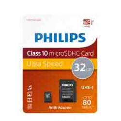 PHILIPS MICRO SDHC CARD 32GB CLASS 10 INCL. ADAPTER