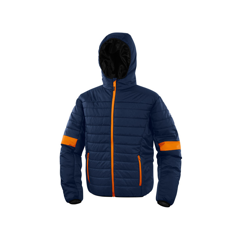 Piumino imbottito Bloom Tg. XL blu/arancio Deltaplus