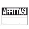 CARTELLO AFFITTASI 24x33cm colori ass giallo-verde-arancio-fuxia E9203 EDIPRO