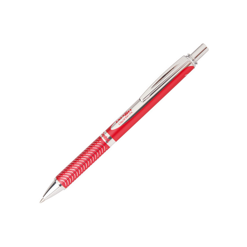 ROLLER A SCATTO ENERGEL STERLING BL407 FUSTO ROSSO 0.7mm PENTEL