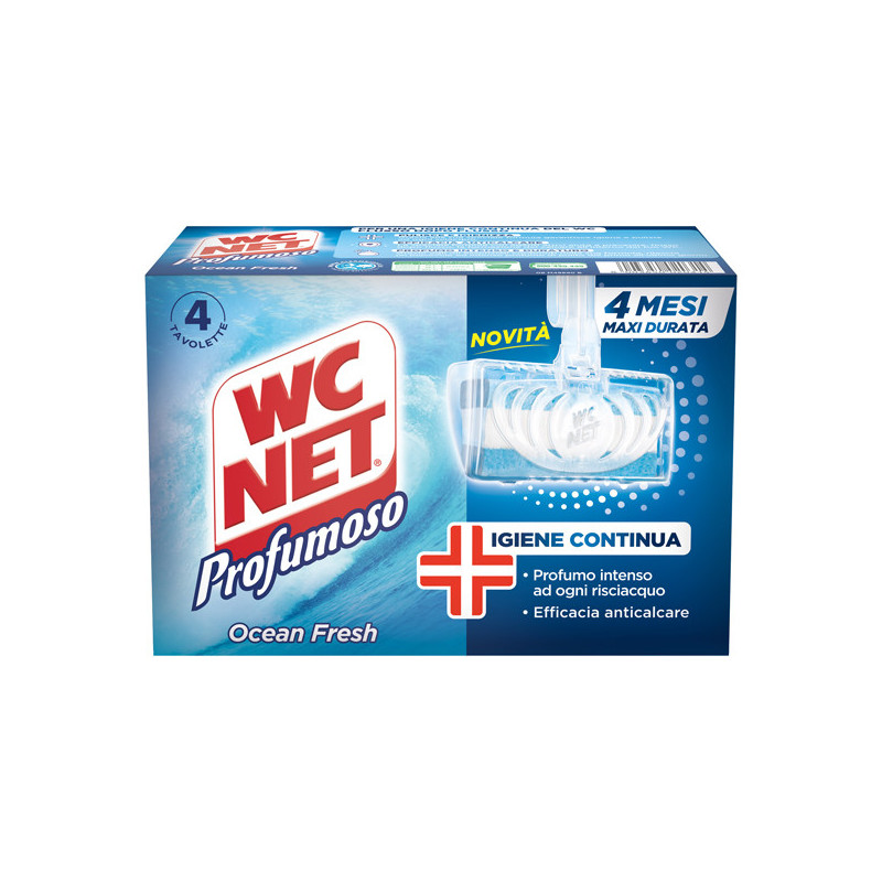 WC NET TAVOLETTA PROFUMOSO OCEAN FRESH (4X34GR)