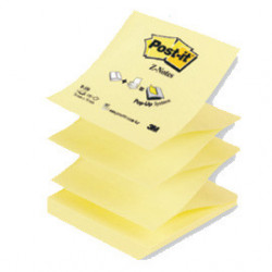 BLOCCO 100fg Post-it Z-Notes R330 Giallo Canary 76x76mm