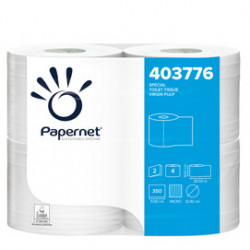 Pacco 4RT carta igienica 2veli Maxi 350strappi goffrata micro Papernet