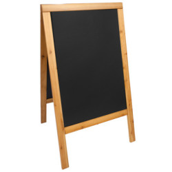 LAVAGNA TEAK A CAVALLETTO 69x125cm SANDWICH Securit