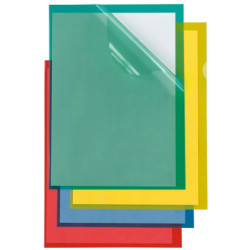 25 CARTELLINE A L 21X29,7 VERDE POLI 150 COLOR PPL B.A. SEI