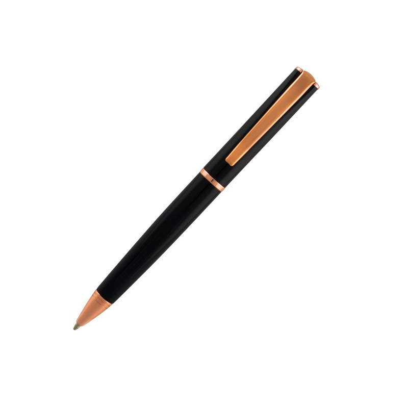 PENNA SFERA IMPRESSA? NERO-ROSEGOLD punta M MONTEVERDE