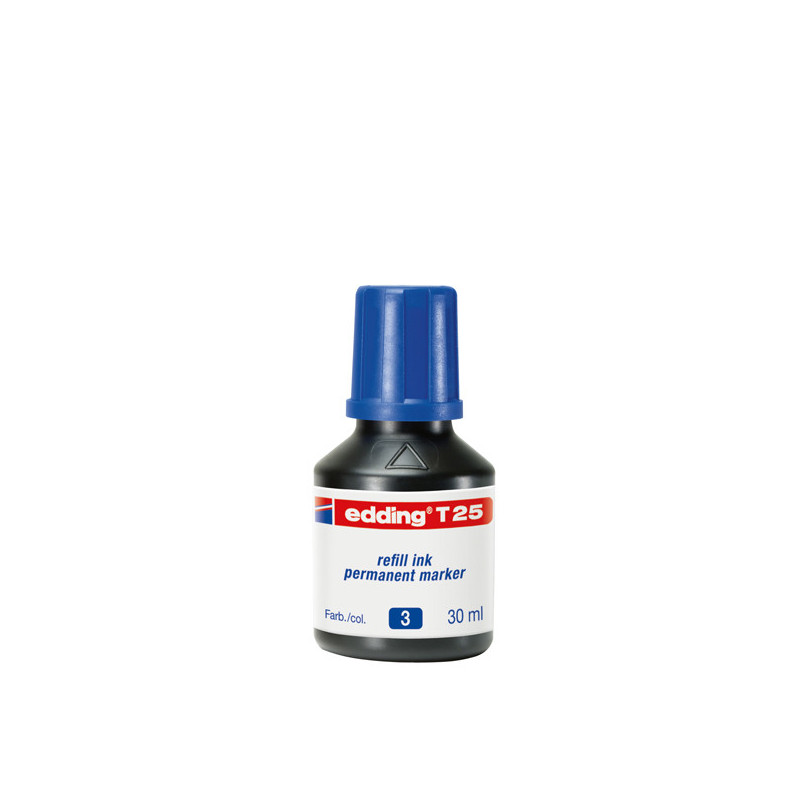 RICARICA INCHIOSTRO PERMANENTE 30ML T25 BLU EDDING