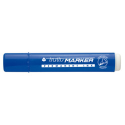 MARCATORE TRATTO MARKER BLU P.TONDA