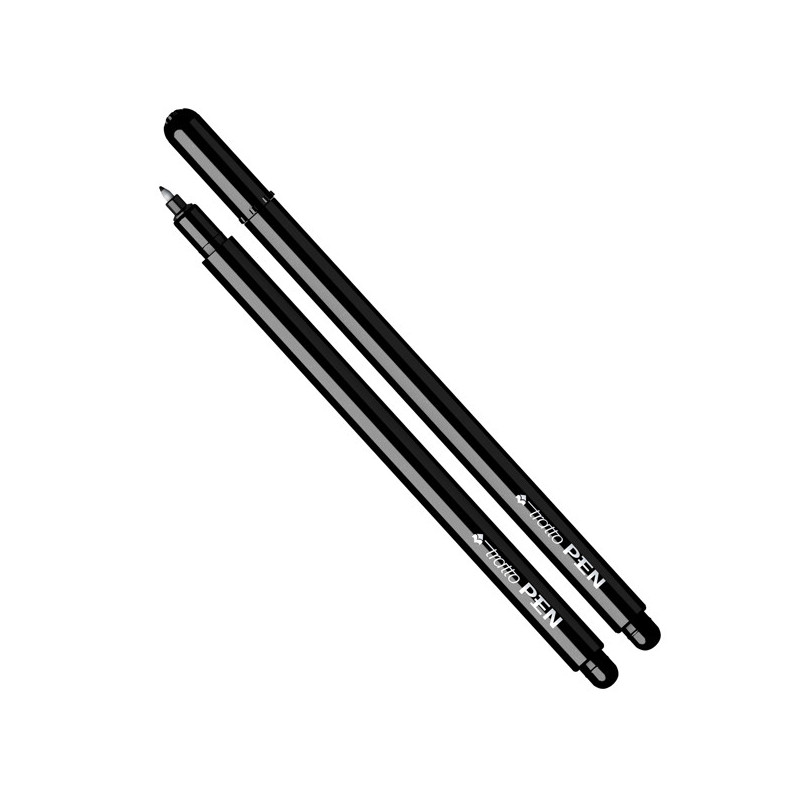 PENNARELLO TRATTO PEN NEW METAL NERO