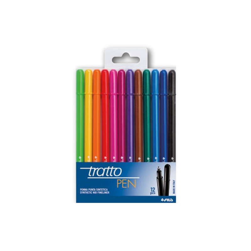 BUSTA 12 PENNARELLO TRATTO PEN NEW METAL