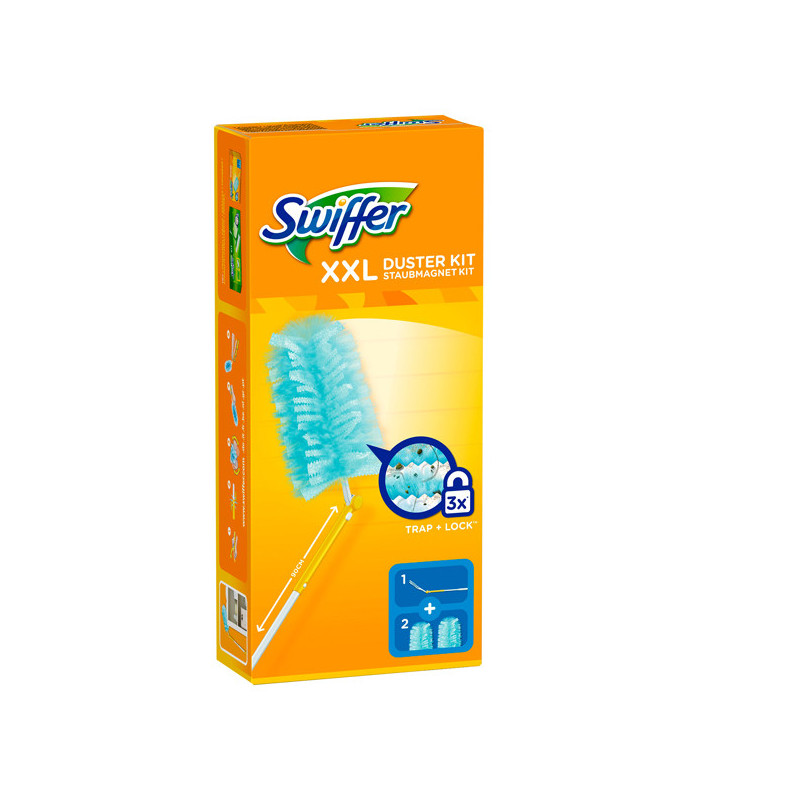 Swiffer Duster XXL - STARTER KIT COMPLETO con 2 PIUMINI