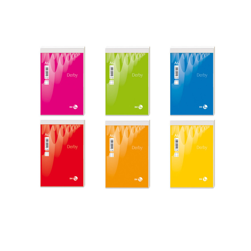 BLOCCO NOTE DERBY 100x150mm 70fg 60gr PM 5mm BM