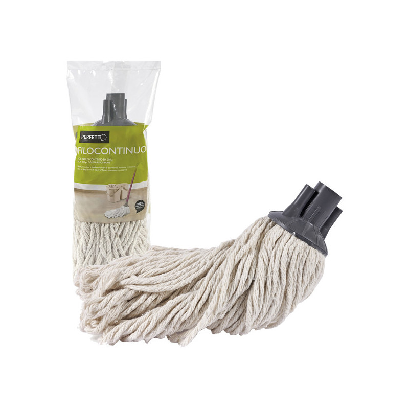 MOP in COTONE 200gr Bianco Perfetto