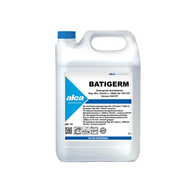 DETERGENTE DISINFETTANTE Batigerm Tanica 5Lt Alca