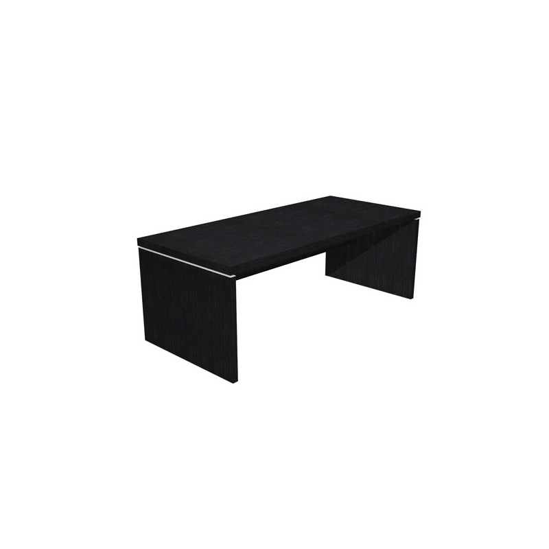 SCRIVANIA DIREZIONALE 180X90cm NERO VEN. - PRESTIGE