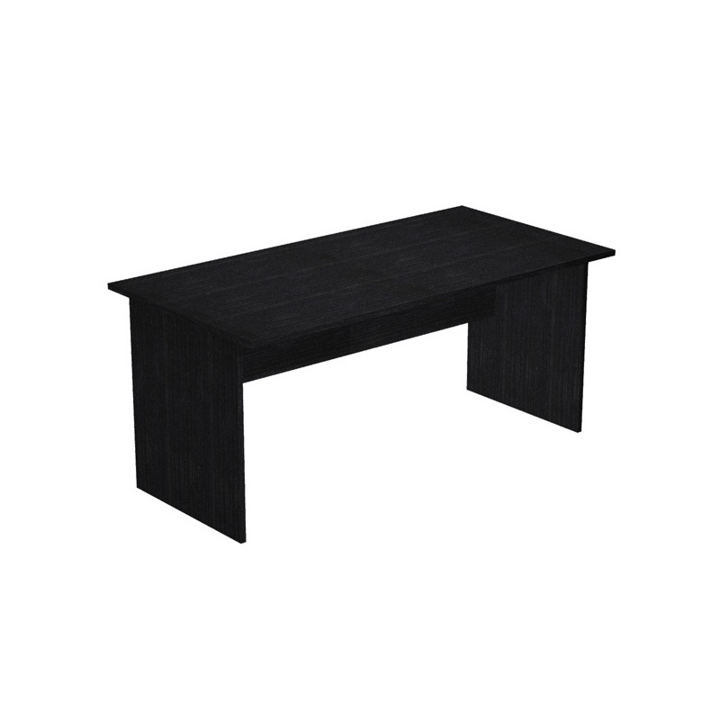 SCRIVANIA LINEARE 160X80cm NERO VENATO - EASY