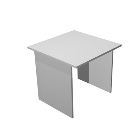 SCRIVANIA LINEARE 80X80cm GRIGIO - EASY