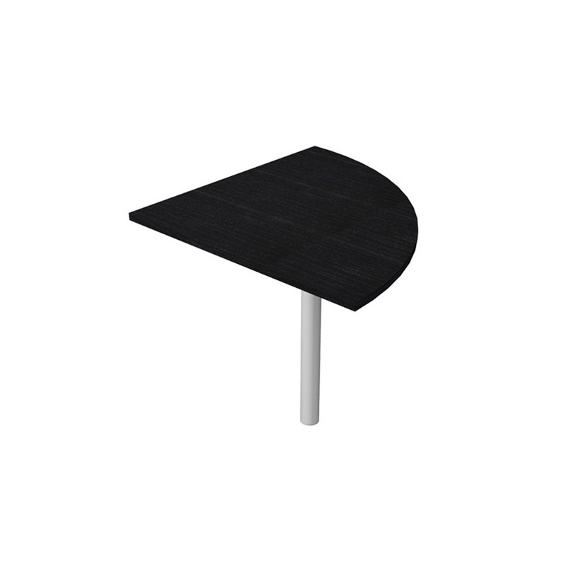 ANGOLARE 90ø NERO VENATO + GAMBA SUPPORTO x SCRIVANIE EASY