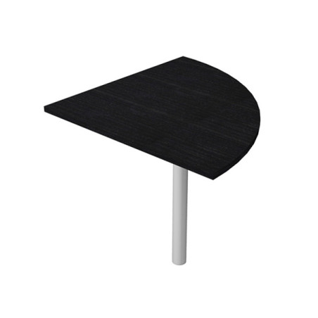 ANGOLARE 90ø NERO VENATO + GAMBA SUPPORTO x SCRIVANIE EASY