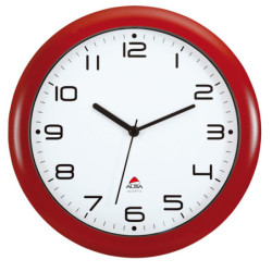 OROLOGIO DA PARETE HORNEW 30cm ROSSO Alba