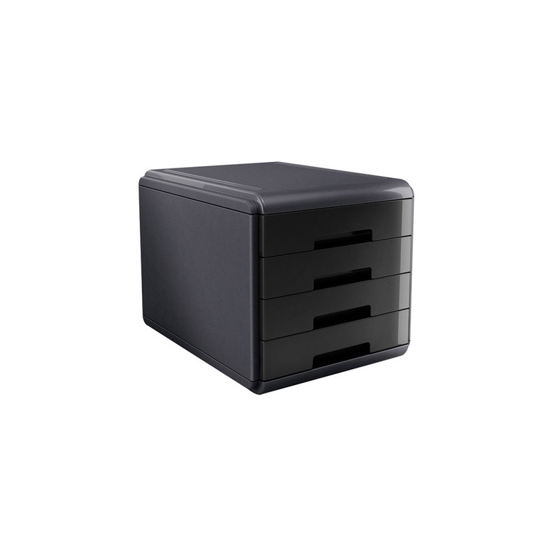 Cassettiera 4 cassetti 45mm MyDesk nero ARDA