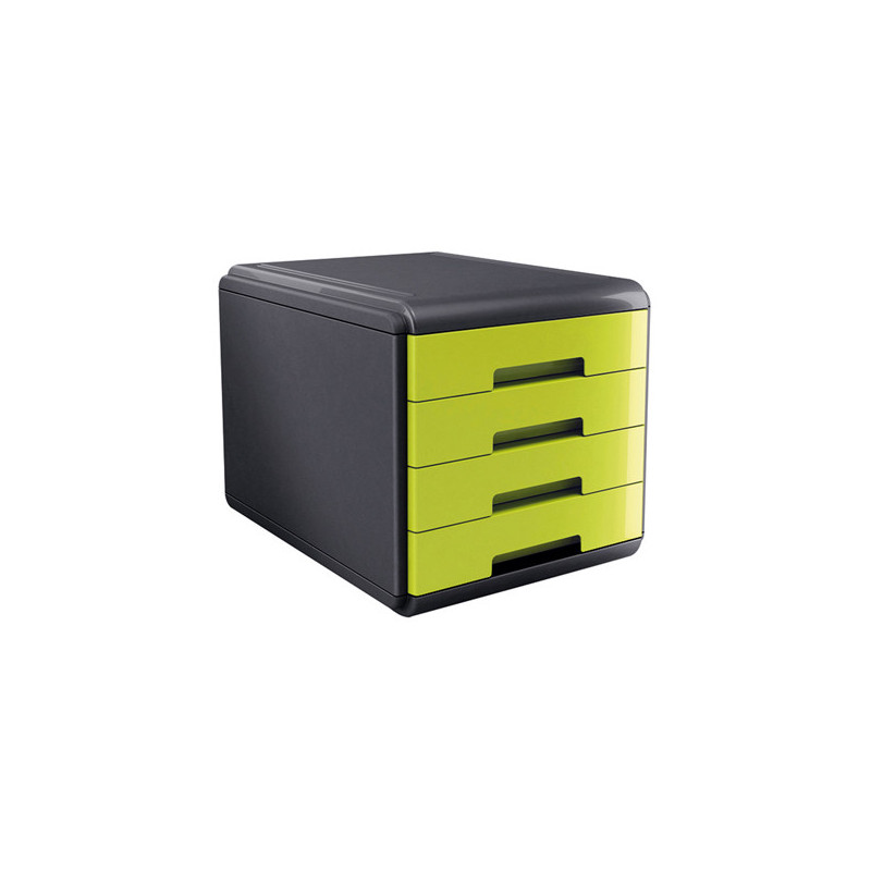 Cassettiera 4 cassetti 45mm MyDesk verde ARDA