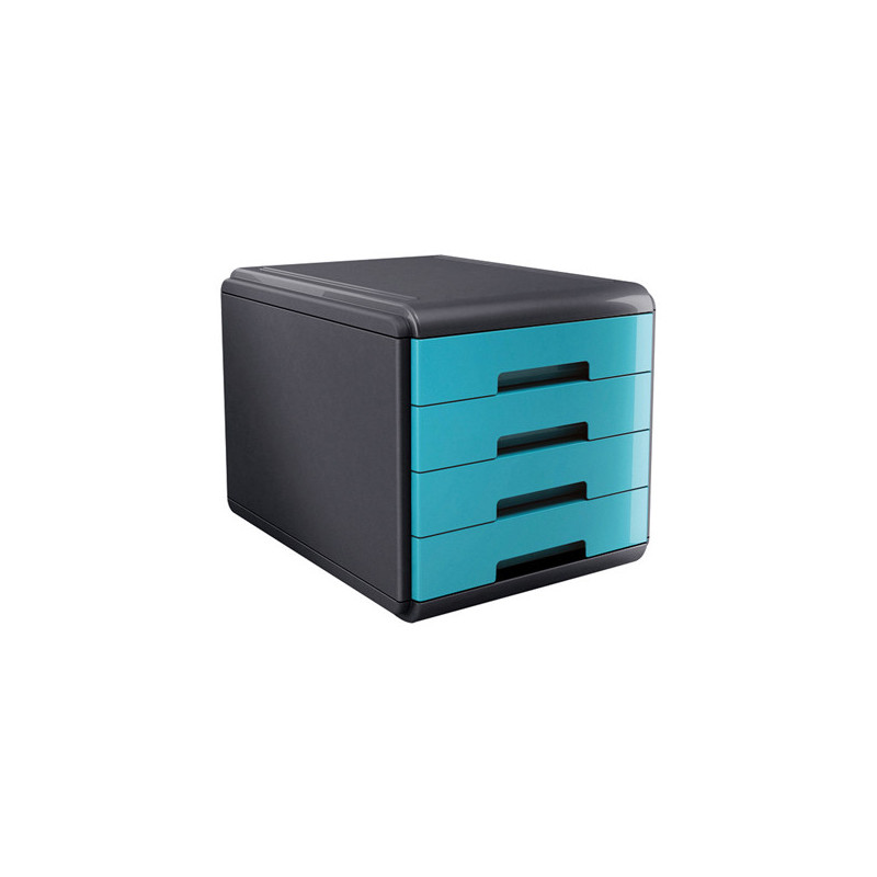 Cassettiera 4 cassetti 45mm MyDesk turchese ARDA