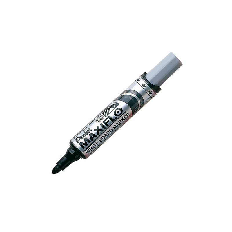 Marcatore per lavagne punta conica 6mm nero MaxiFlo Pentel